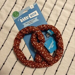 Bark Pretzel Tug and Squeak Dog Toy